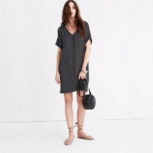Madewell Novel Dress Chalkboard Stripe